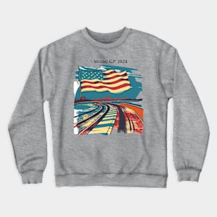 2024 Miami Grand Prix F1 T-Shirt - Merchandise | Unique F1 Tracks Design | Limited Edition | Perfect Gift for Miami F1 Fans Crewneck Sweatshirt